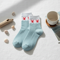 Coastline Bamboo Socks 🦀 | Breathable, Odor-Free, All-Day Comfort | Mid Calf Unisex
