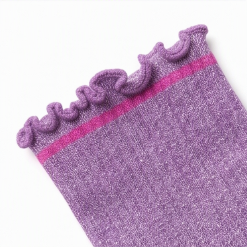 Lavender Bloom Pilates Grip Socks | Non-Slip Yoga & Reformer
