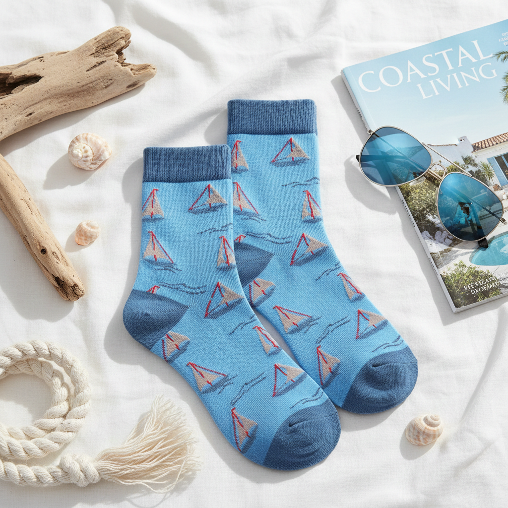 Sail Mode Bamboo Socks ⛵ | Breathable, Odor-Free, All-Day Comfort |Mid Calf  Unisex