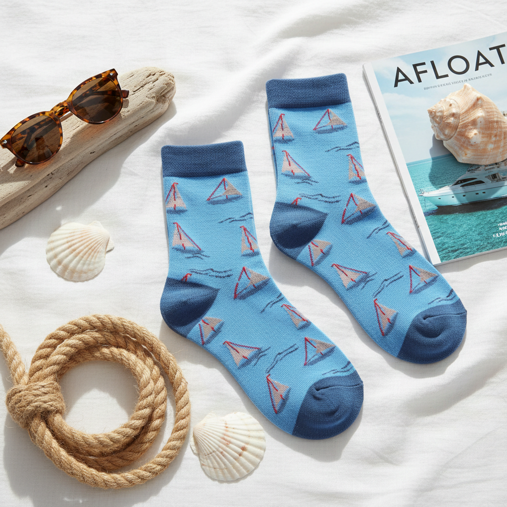 Sail Mode Bamboo Socks ⛵ | Breathable, Odor-Free, All-Day Comfort |Mid Calf  Unisex