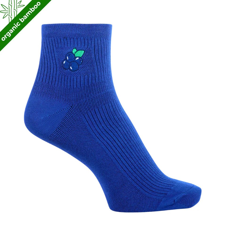 Berry Blue Bamboo Socks | Premium Breathable Crew Socks – PureStep - Purestep