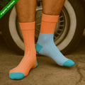 Citrus Twin Organic Bamboo Socks for Men – Breathable, Moisture - Wicking, Ultra Soft - Purestep