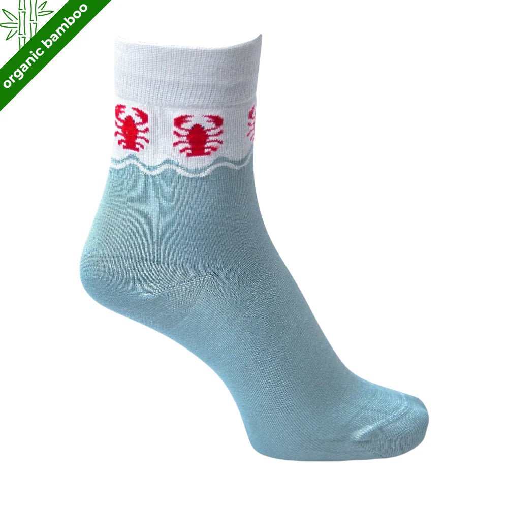 Coastline Bamboo Socks 🦀 – Soft, Breathable Everyday Crew Socks - Purestep