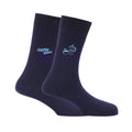 Coffee First Navy Bamboo Socks – Soft Breathable Crew Socks for Men & Women | PureStep - Purestep