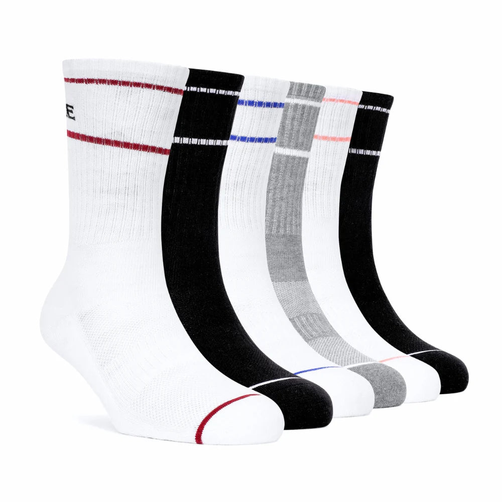 Daily Performance Pack (6 Pairs) | Unisex Athletic Socks | Breathable Comfort - Purestep