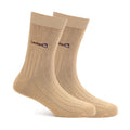 Focus Mode Beige Bamboo Socks – Soft, Breathable Crew Socks | PureStep - Purestep