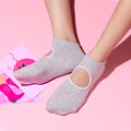 Grey Grip Yoga & Pilates Socks – Anti - Slip | Breathable | Studio Ready - Purestep