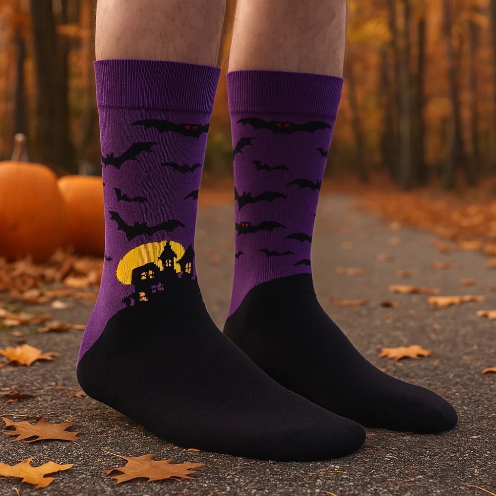 Haunted Nights Bamboo Socks 👻 | Breathable, Odor - Free, All - Day Comfort | Unisex - Purestep