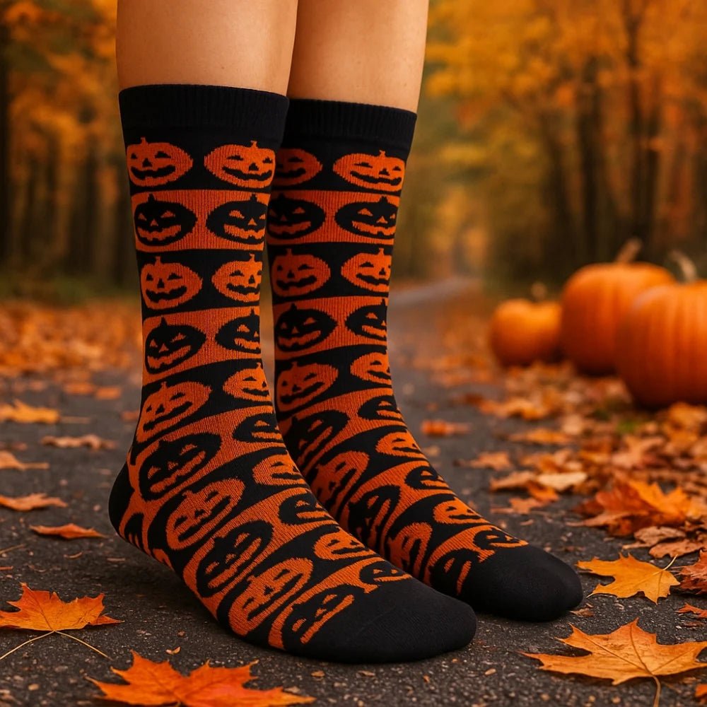 Jack - O Bamboo Socks 🎃 | Breathable, Odor - Free, All - Day Comfort | Unisex - Purestep