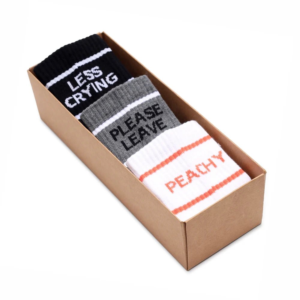 Mood Pack (3 Pairs) | Unisex Statement Socks | Everyday Expression - Purestep