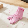 Pink Petal Grip Socks | Non-Slip Pilates & Yoga Ankle Socks - Purestep