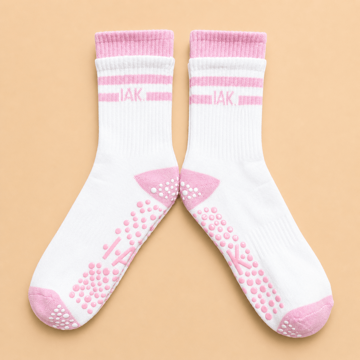 PureStep Crew Length Pilates & Yoga Grip Socks - Purestep