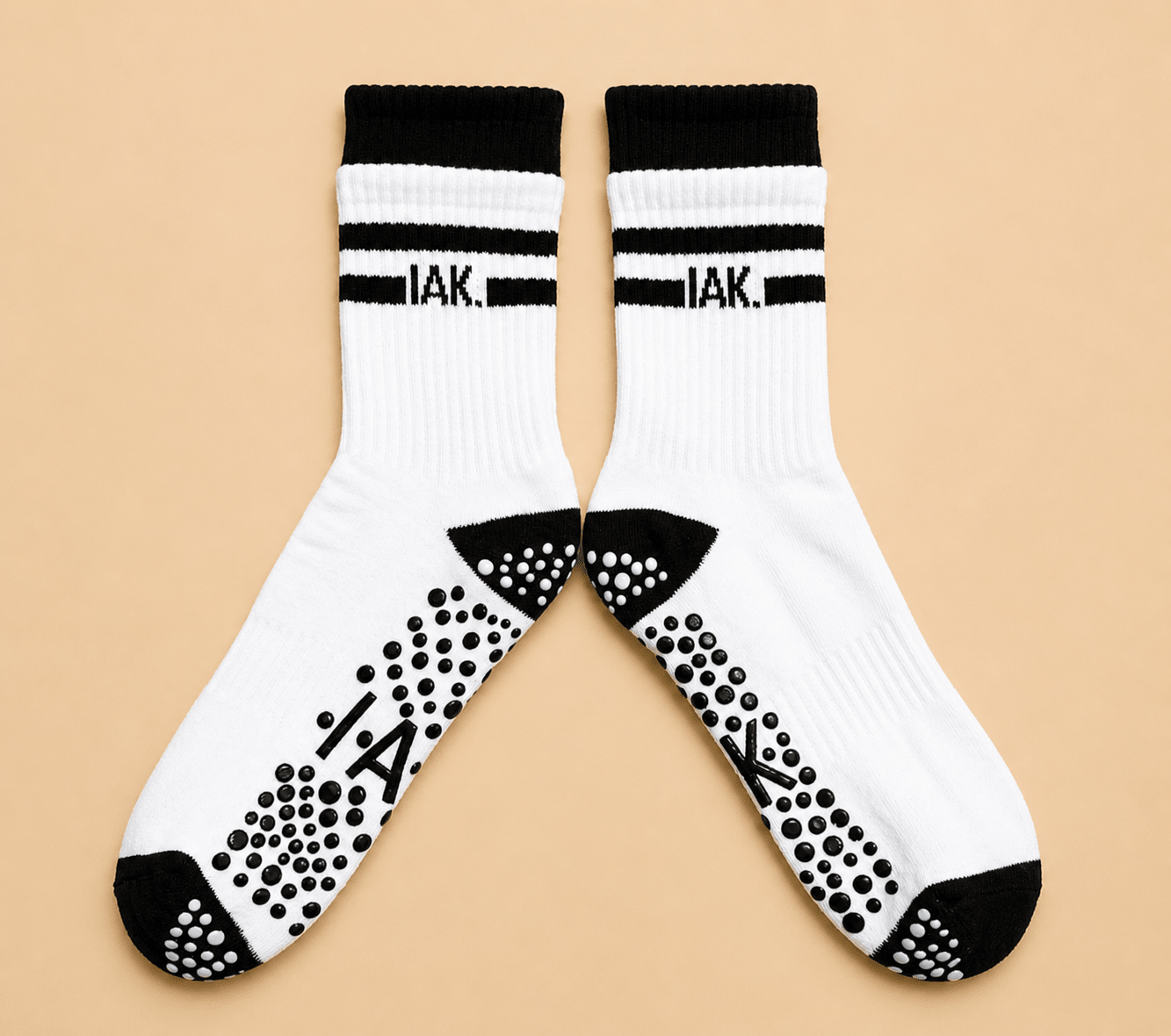 PureStep Crew Length Pilates & Yoga Grip Socks - Purestep