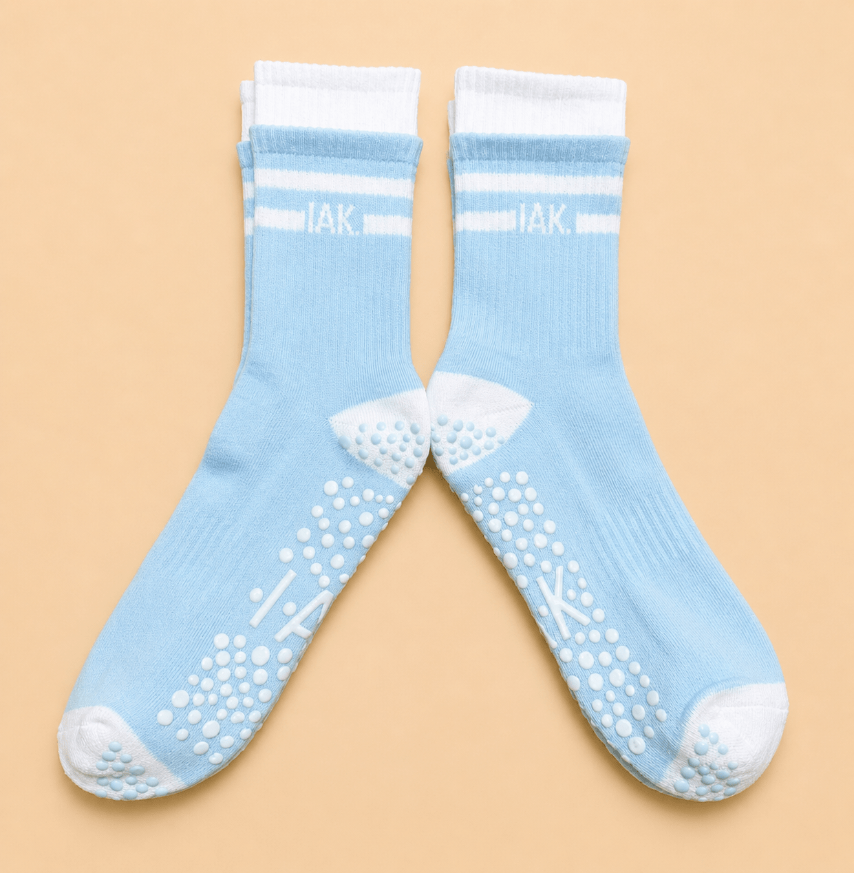 PureStep Crew Length Pilates & Yoga Grip Socks - Purestep