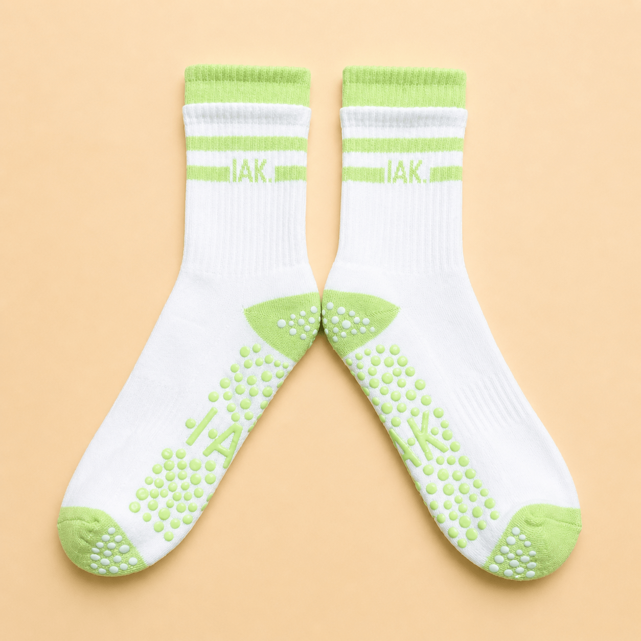 PureStep Crew Length Pilates & Yoga Grip Socks - Purestep