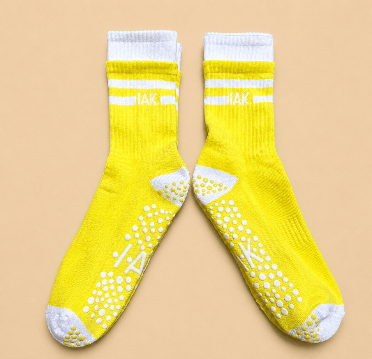 PureStep Crew Length Pilates & Yoga Grip Socks - Purestep