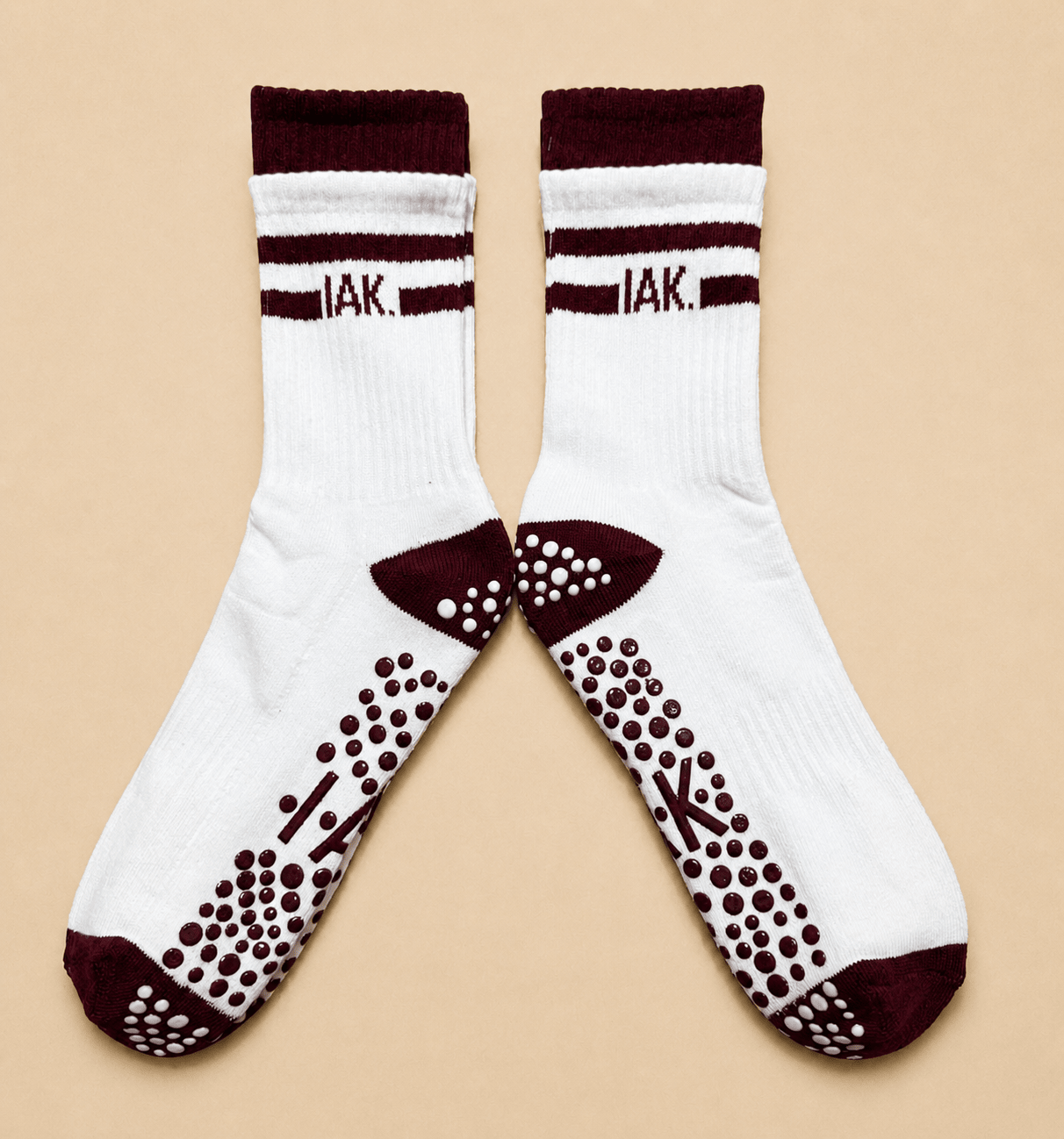 PureStep Crew Length Pilates & Yoga Grip Socks - Purestep