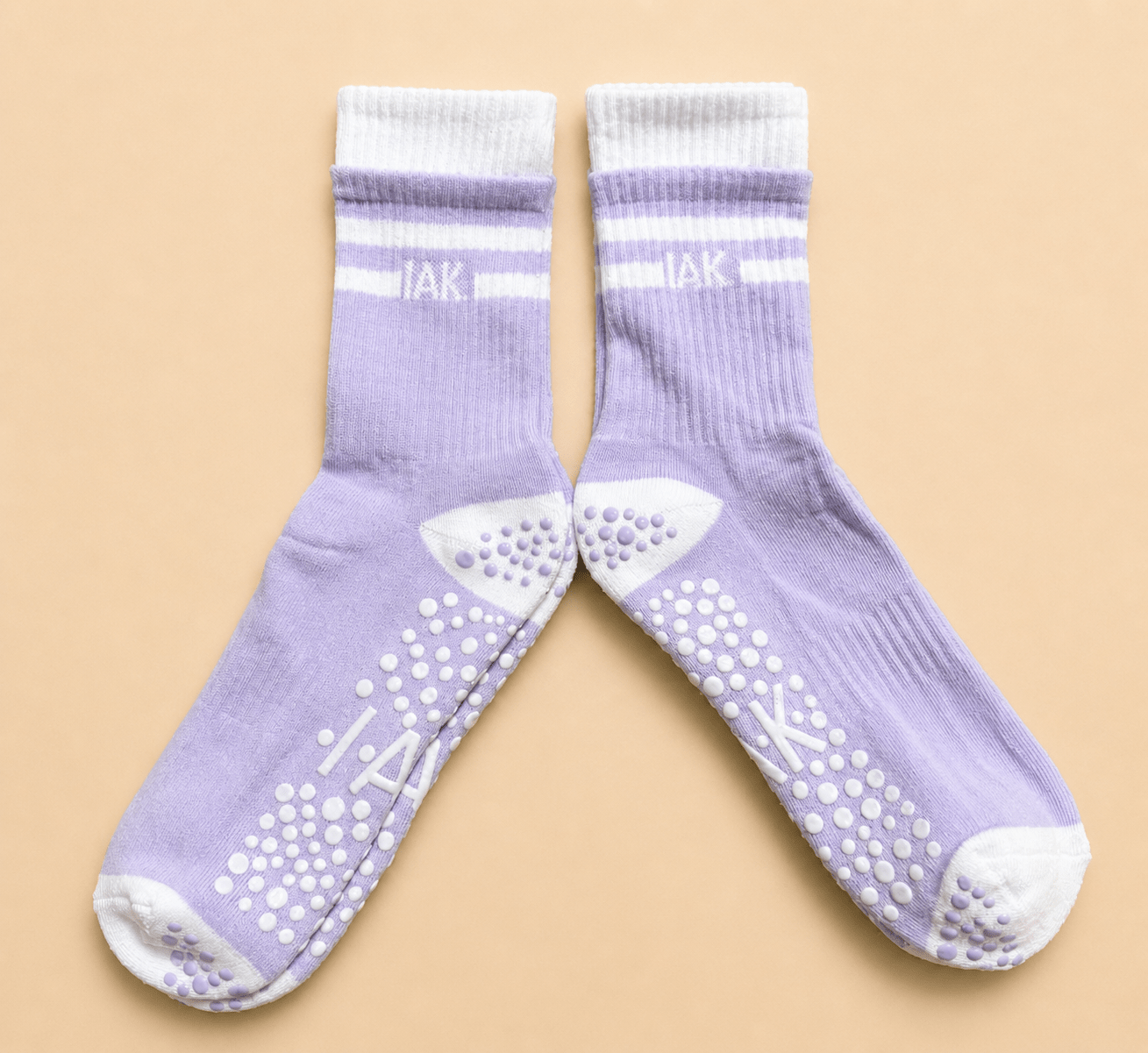 PureStep Crew Length Pilates & Yoga Grip Socks - Purestep