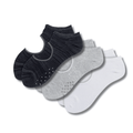 Shades of Grey Grip Pack (3 Pairs) | Yoga & Pilates Socks | Anti - Slip Control - Purestep