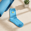 Sky Duck Grip Socks | Non-Slip Pilates & Yoga Ankle Socks - Purestep