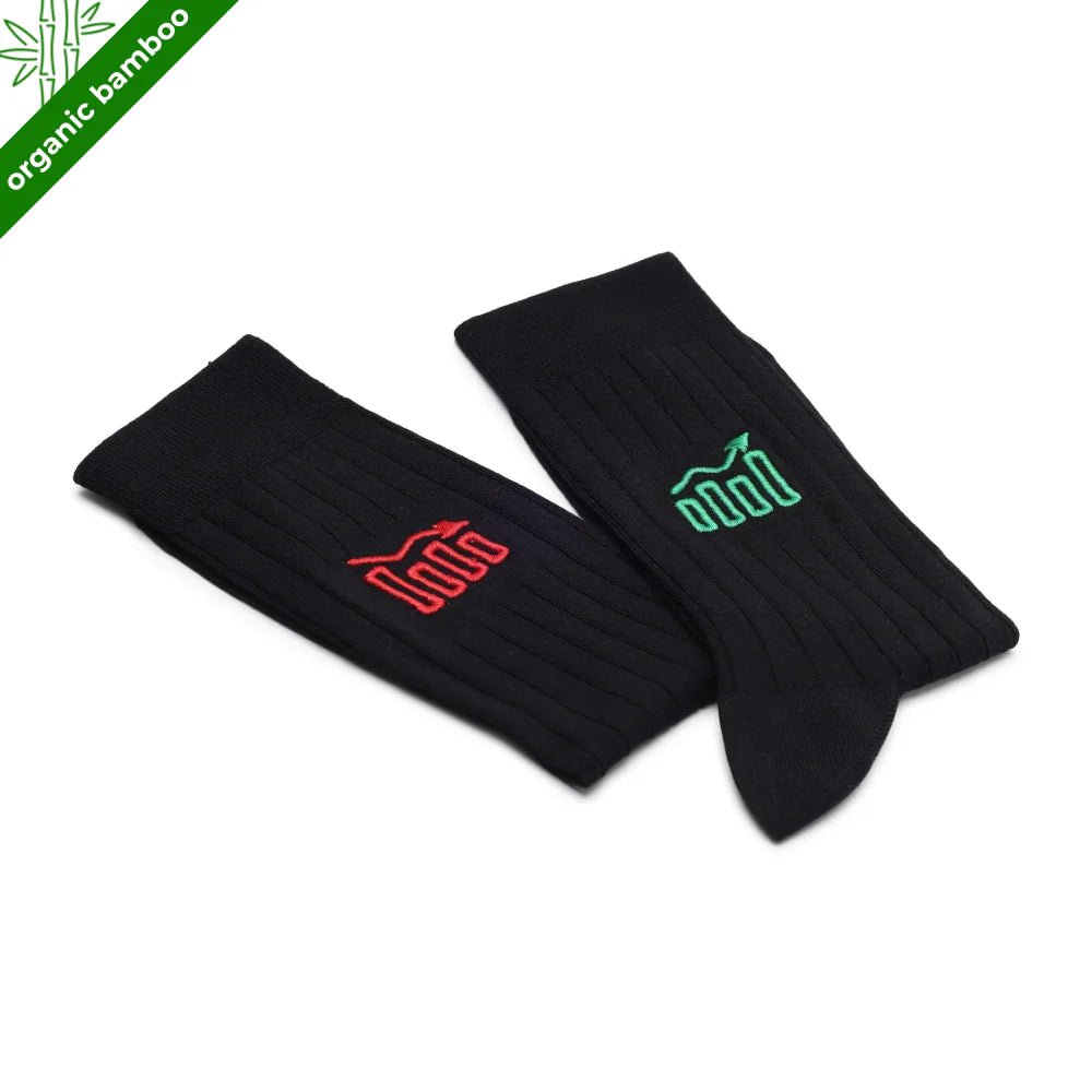 Sock Market Black Bamboo Socks – Breathable Crew Socks | PureStep - Purestep