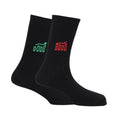 Sock Market Black Bamboo Socks – Breathable Crew Socks | PureStep - Purestep