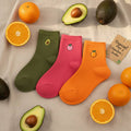 Tropical Pop Pack – Bamboo Crew Socks (Pack of 3) | Lightweight & Breathable Everyday Socks