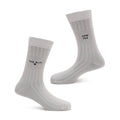 Wifi Grey Bamboo Socks – Breathable Crew Socks for Men & Women | PureStep - Purestep